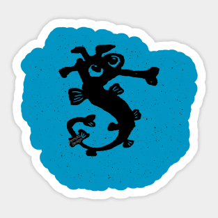 Funny Sea Horse Sticker